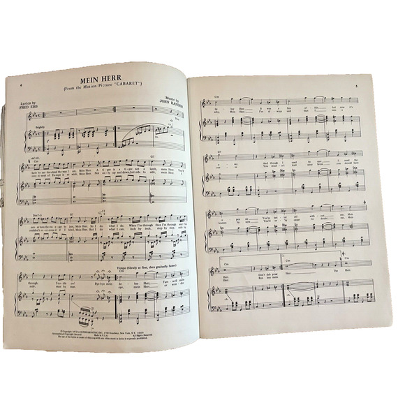 Vtg Songbooks x5 Broadway & Pop Eubie! Godspell Cabaret Belefonte Carpenters - Picture 7 of 16